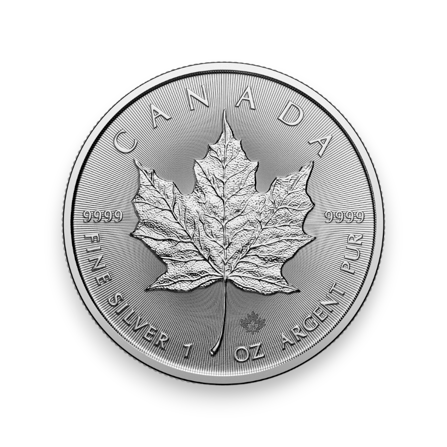 Image of 2024 Canadian Silver Maple Leaf 1 oz .9999 Fine $1 Coin