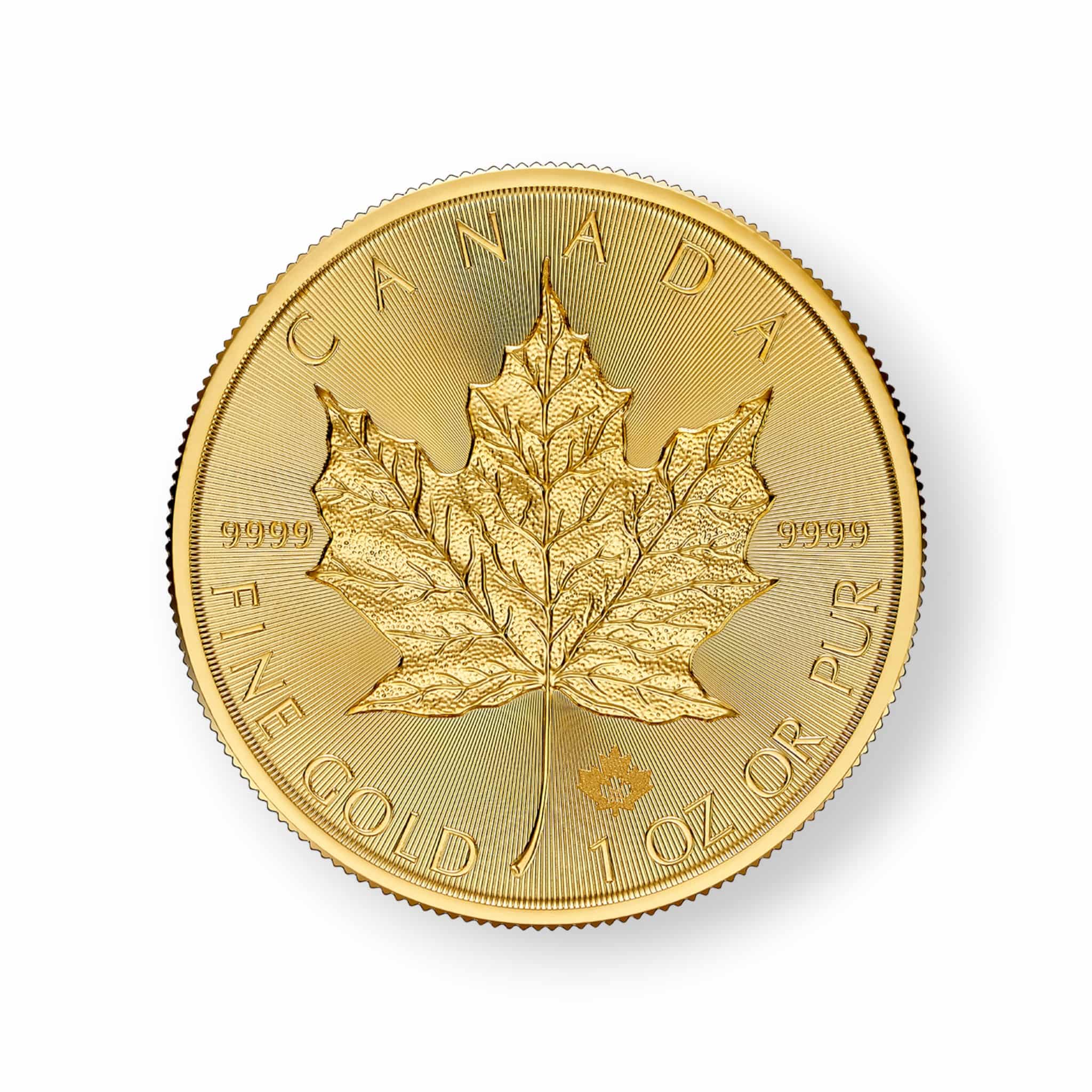 Image of 2025 Canadian Gold Maple Leaf 1 oz $50 Coin .9999 Fine