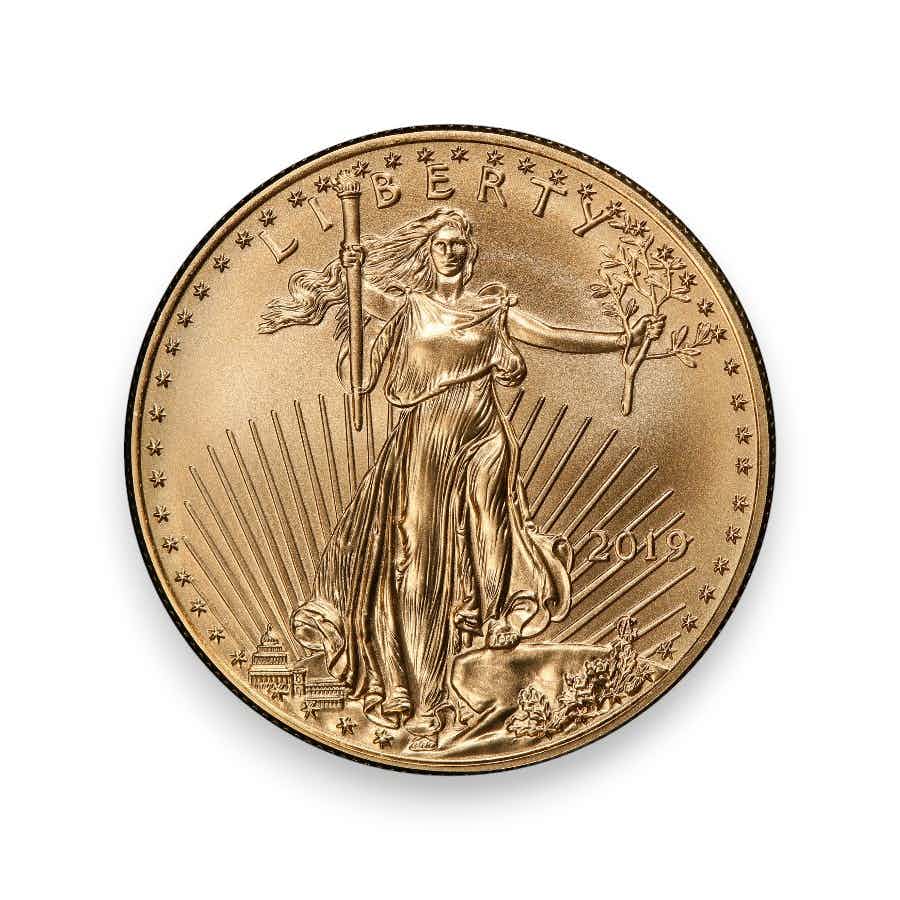 Image of 1 oz American Gold Eagle $50 Coin (Random Date)