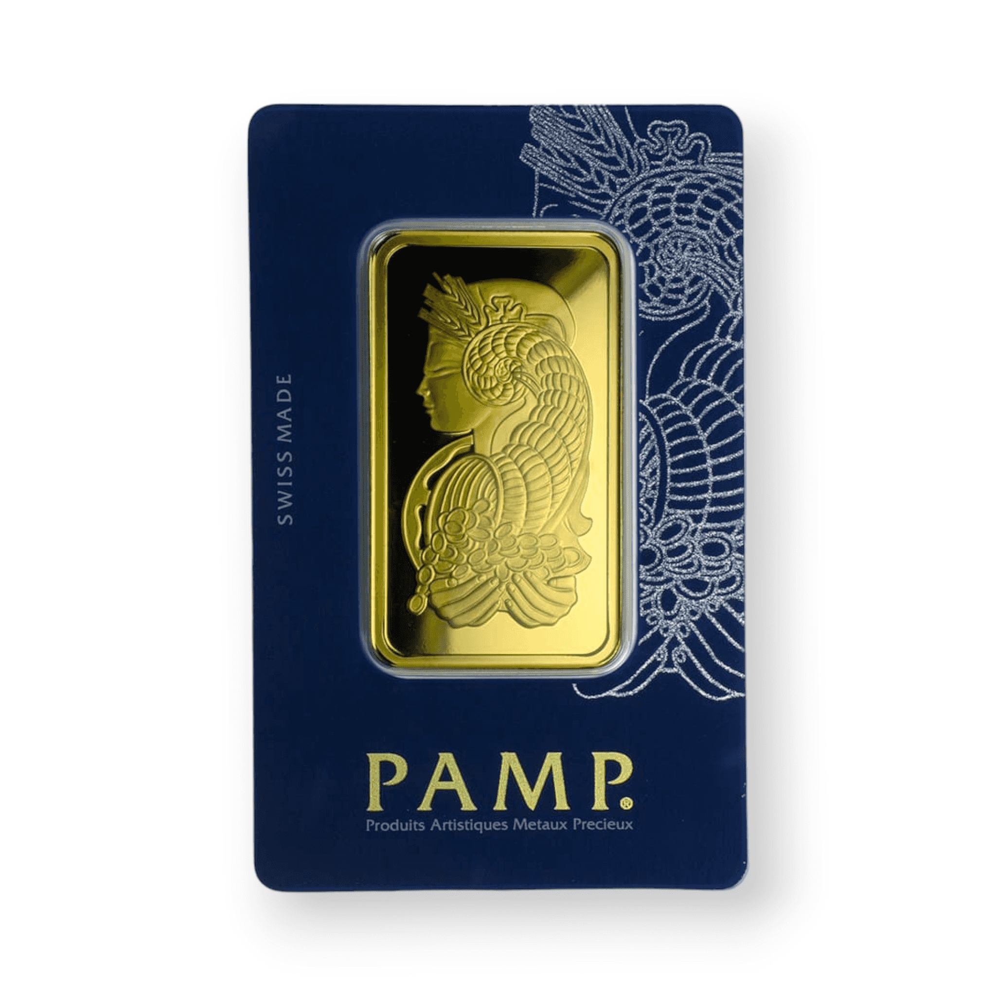 Image of 50 Gram Pamp Lady Fortuna Gold Bar .9999 Fine Sealed in Assay