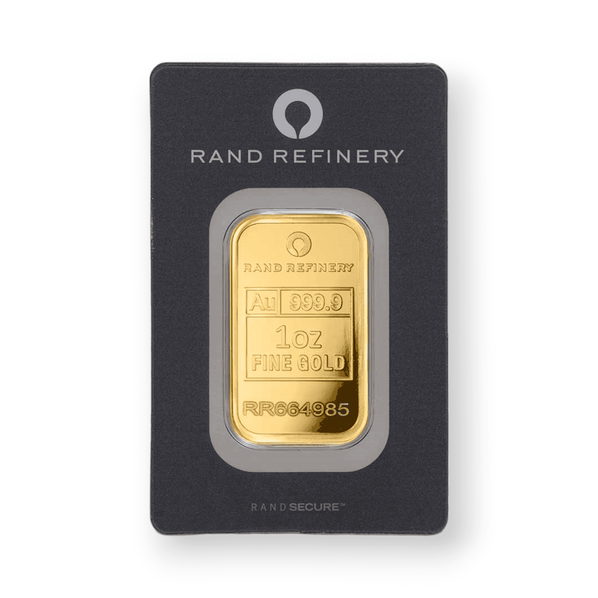 Image of 1 oz Rand Refinery Loxodonta Gold Bar .9999 Fine Sealed in Assay Card