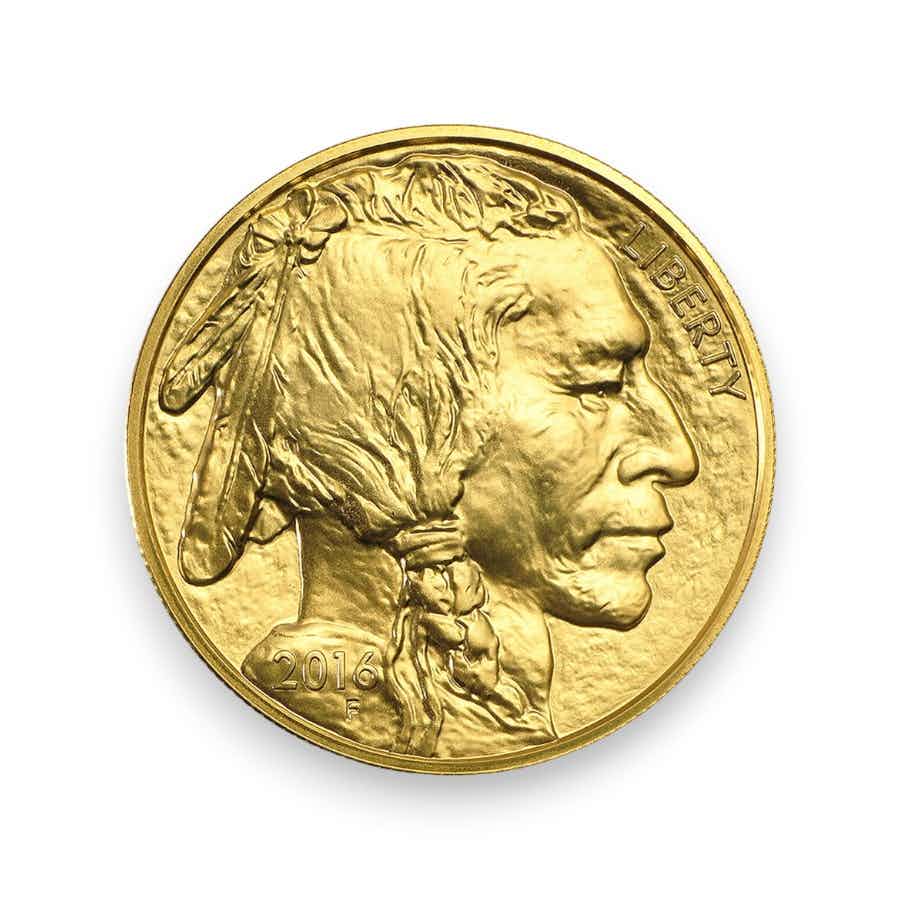 Image of 1 oz American Buffalo 24K Gold .9999 $50 Coin (Random Date)