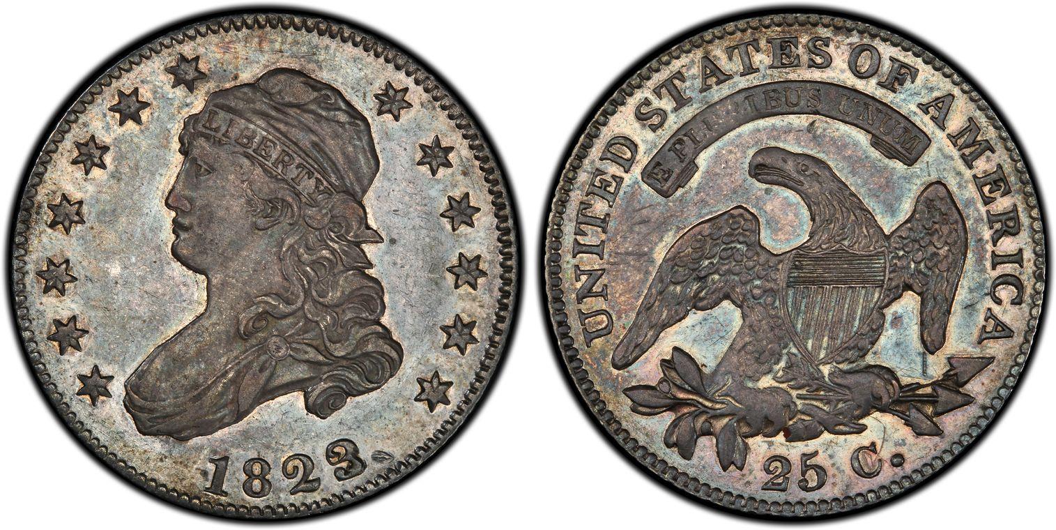 1823/2 Capped Bust Quarter