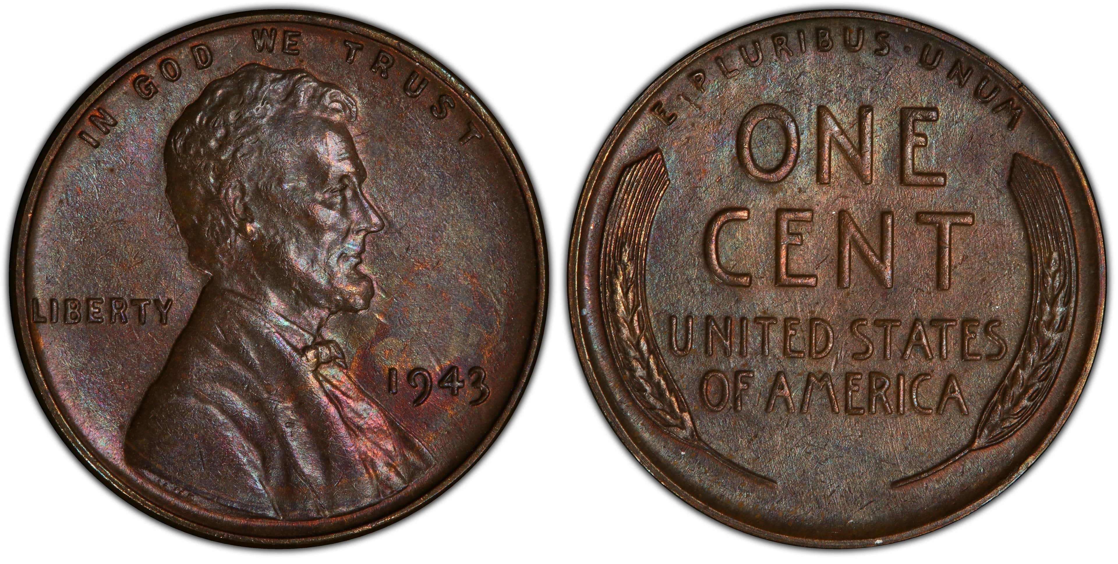 1943 Copper Penny worth over $400,000