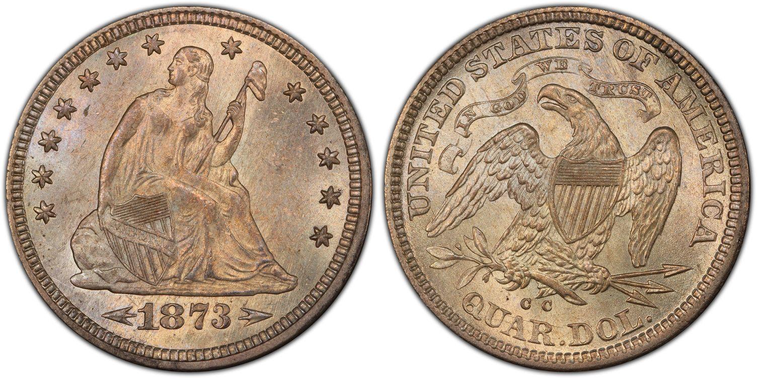 1873-CC With Arrows Seated