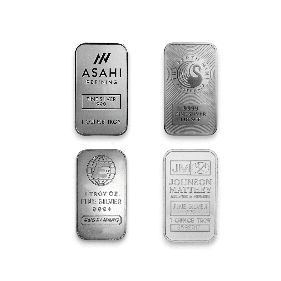 Image of 1 oz Silver Bar .999 Fine Accredited Brands