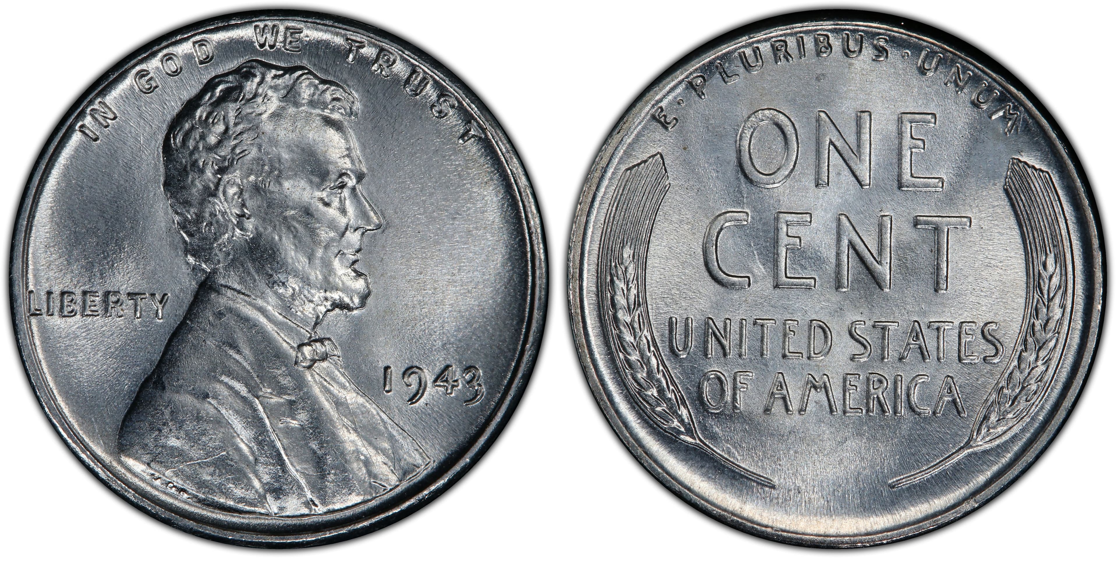 1943 Steel Penny in Uncirculated Condition